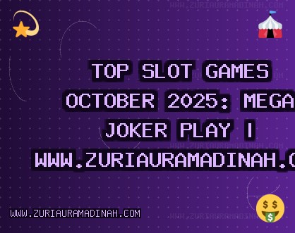 Top Slot Games October 2025: Mega Joker play | www.zuriauramadinah.com